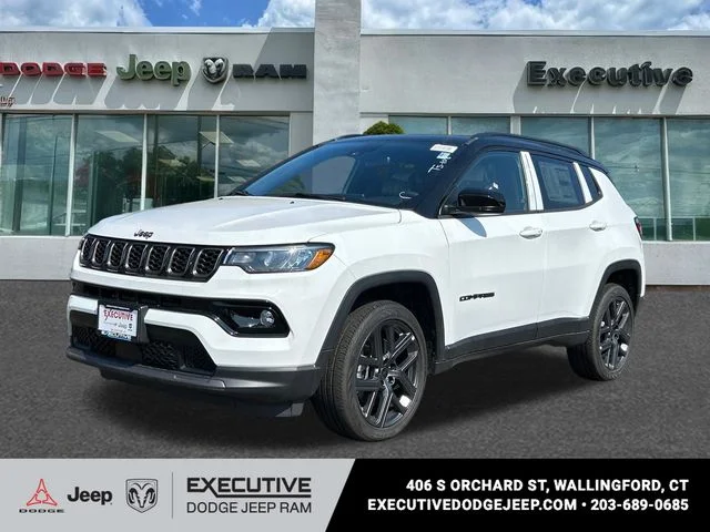 New 2026 Bright White Clear-Coat Exterior Paint Jeep Limited image 1