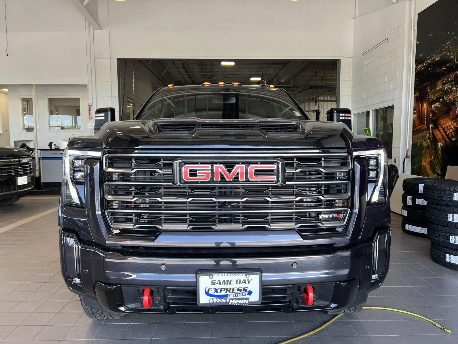 Used 2024 Titanium Rush Metallic GMC AT4 image 2