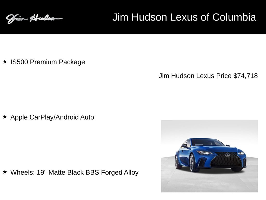 Certified Used 2024 Blue Lexus 500 F SPORT Performance Premium image 3