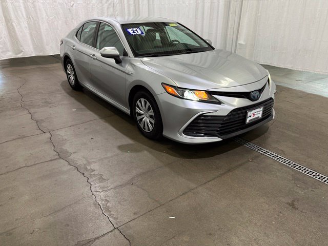 Certified Used 2021 Silver Toyota LE image 1