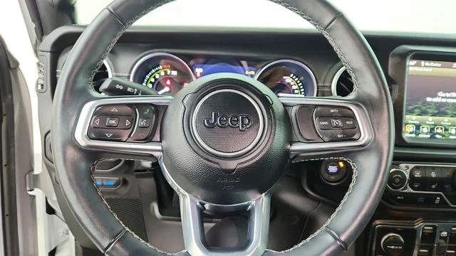 Used 2023 Silver Jeep Sahara 4xe image 21