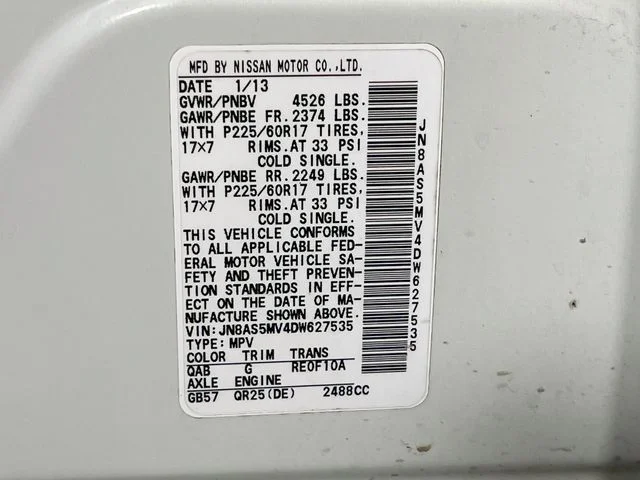 Used 2013 White Nissan SV image 28
