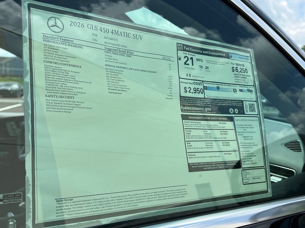 New 2026 Black Mercedes-Benz GLS 450 image 78