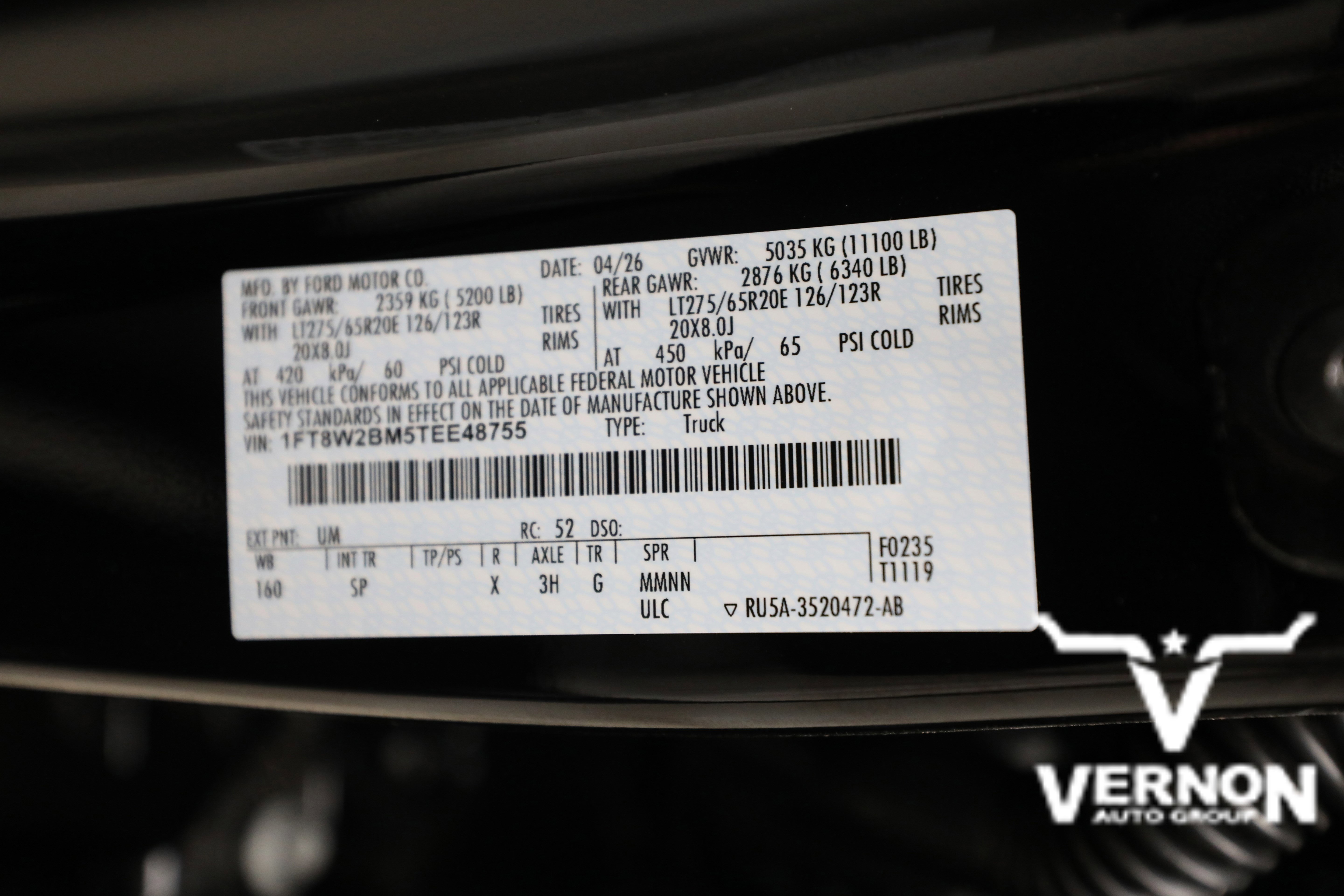 New 2026 Agate Black Metallic Ford  image 38