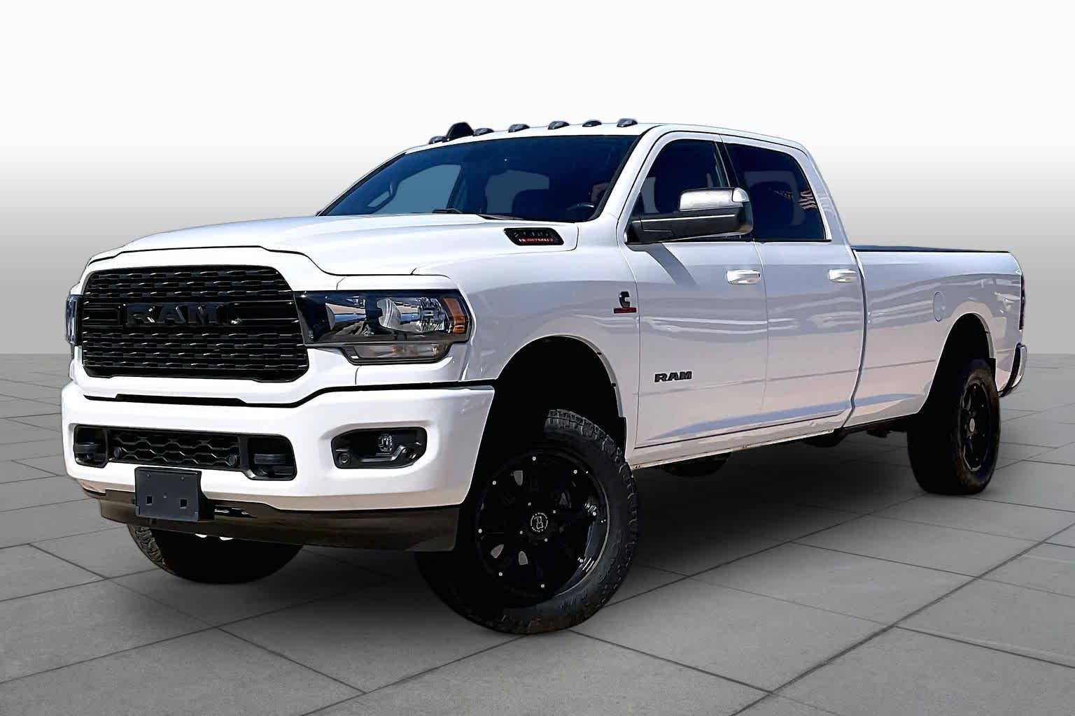Used 2022 Bright White Clearcoat Ram Big Horn image 2