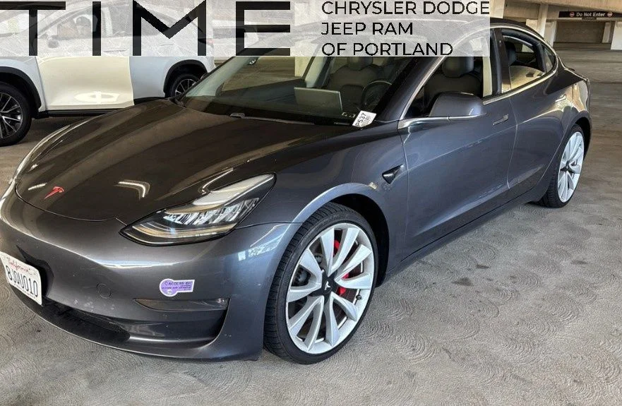 Used 2019 Gray Tesla Performance image 1
