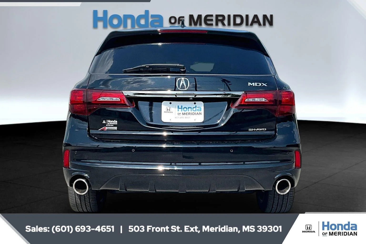 Used 2020 Majestic Black Pearl Acura SH-AWD w/Tech w/A-SPEC image 4