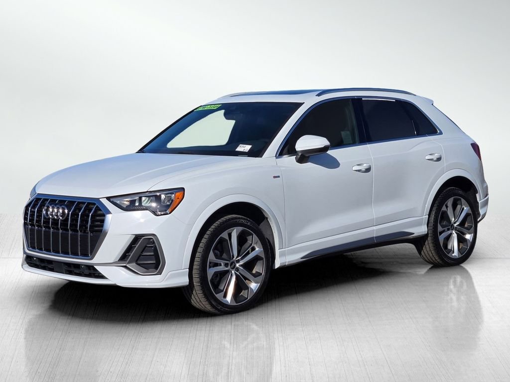 Used 2021 Glacier White Metallic Audi S line Premium image 5