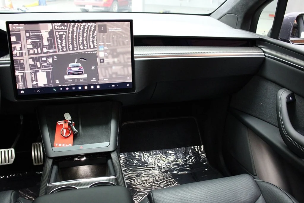 Used 2022 Solid Black Tesla Plaid image 42