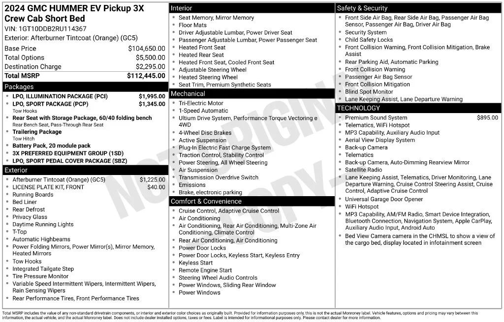 Used 2024 Orange GMC 3X image 9
