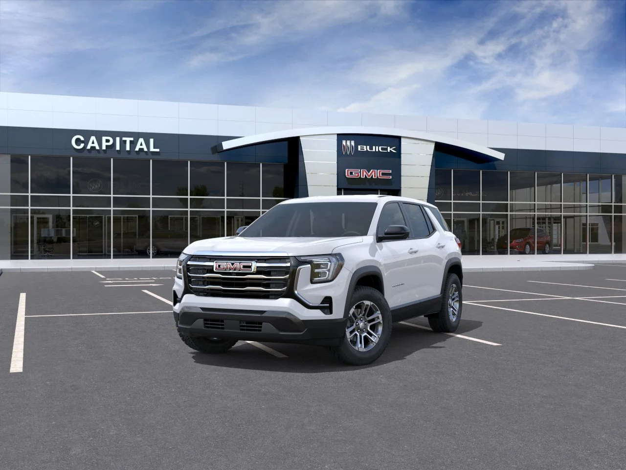 New 2027 Summit White GMC AWD Elevation image 8