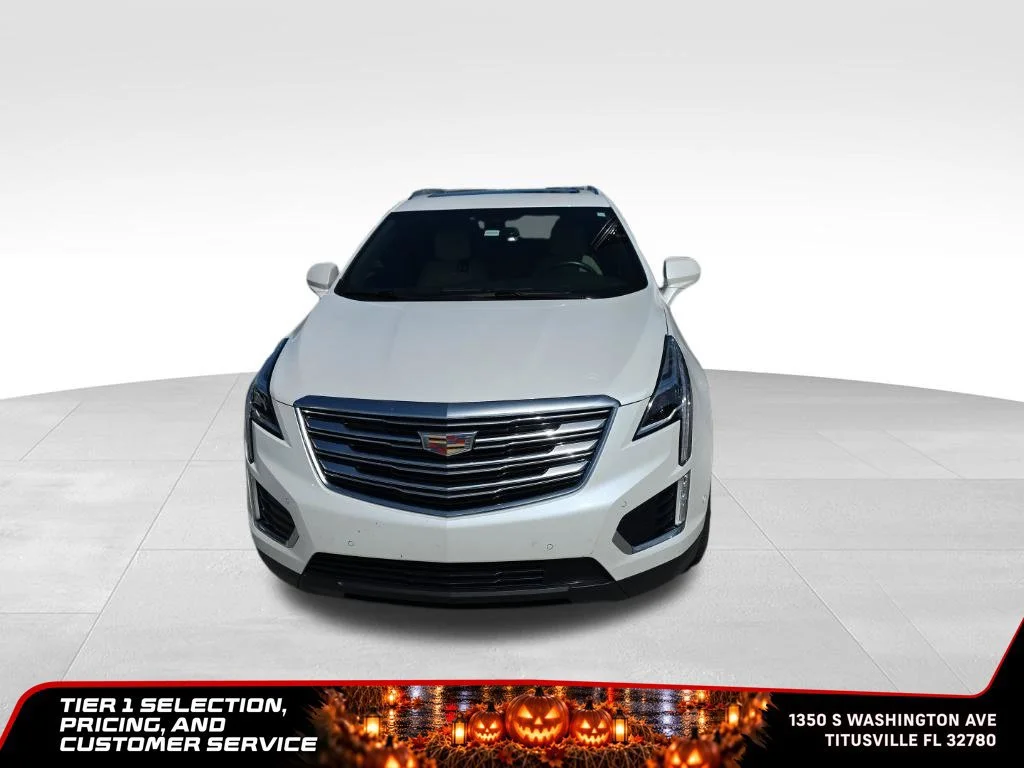 Used 2019 CRYSTAL WHITE TRICOAT Cadillac Premium Luxury FWD image 2