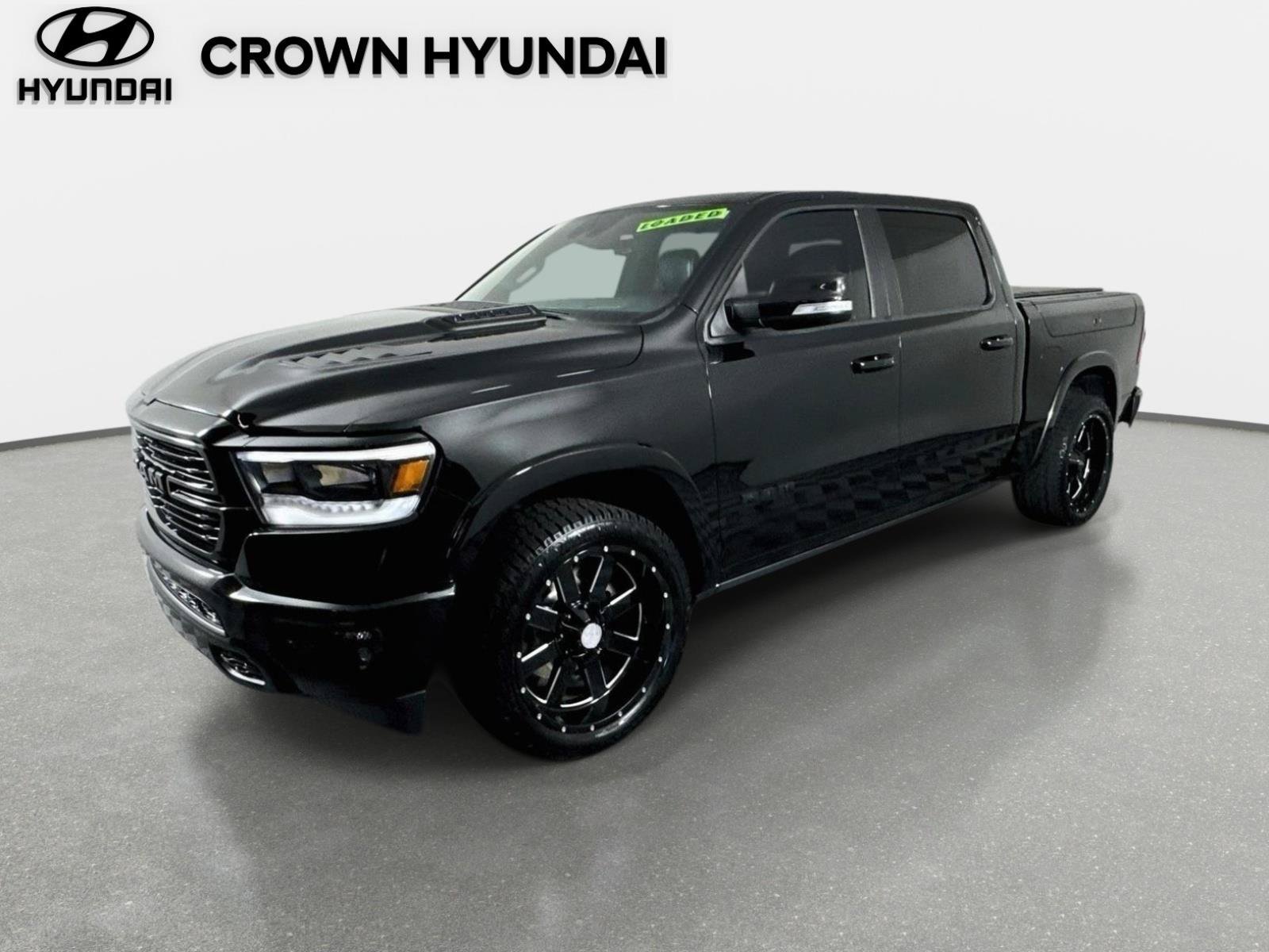 Used 2021 Diamond Black Crystal Pearlcoat Ram Laramie image 1