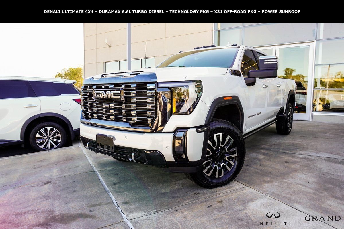 Used 2024 White GMC Denali Ultimate image 1