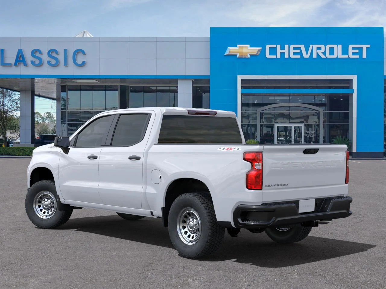2025 Chevrolet Silverado 1500 WT White at Classic Elite Chevrolet Sugar Land