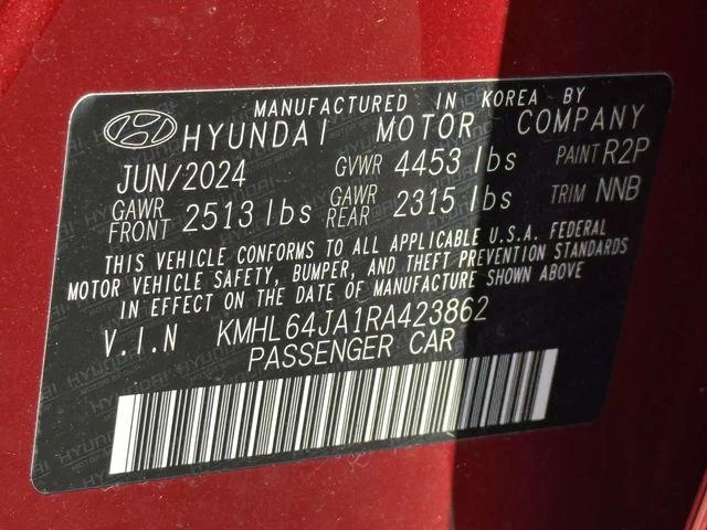 Used 2024 Ultimate red Hyundai SEL image 32