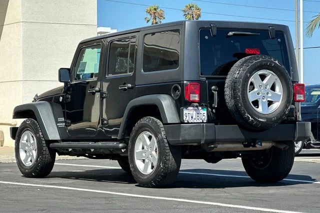 Used 2015 Black Clearcoat Jeep Unlimited Sport image 6
