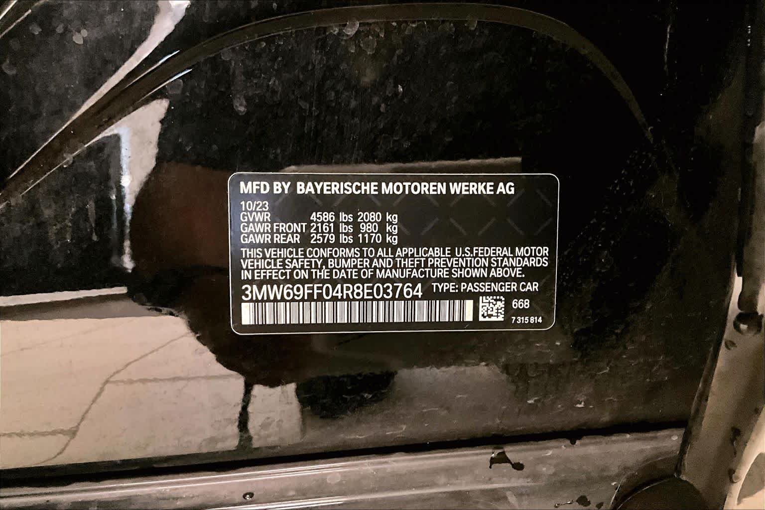 Used 2024 Jet Black BMW 330i image 30