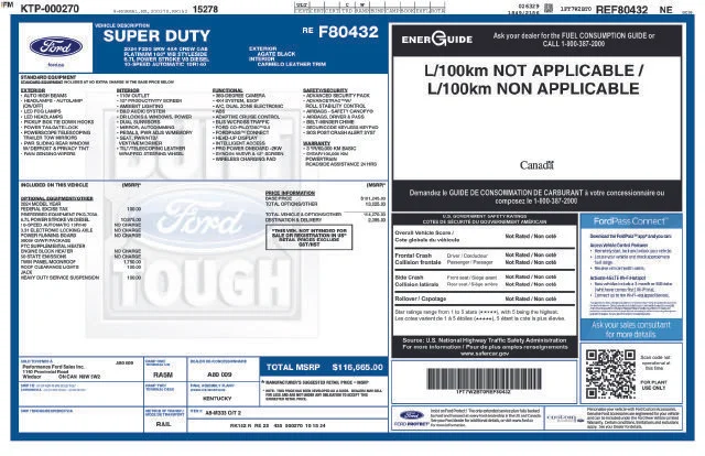 Used 2024 Black Ford XL image 1