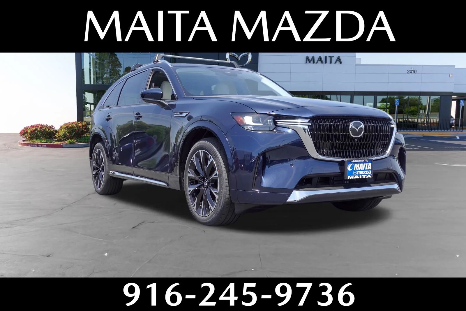 New 2026 Deep Crystal Blue Mica Mazda 3.3 Turbo S Premium Plus image 1