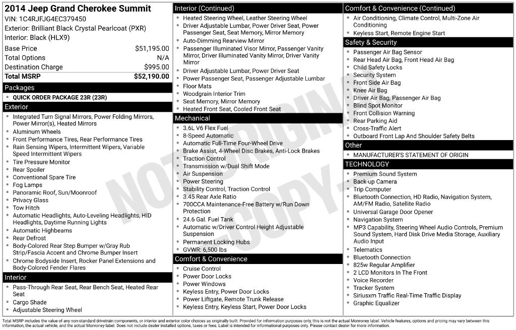 Used 2014 Black Jeep Summit image 9