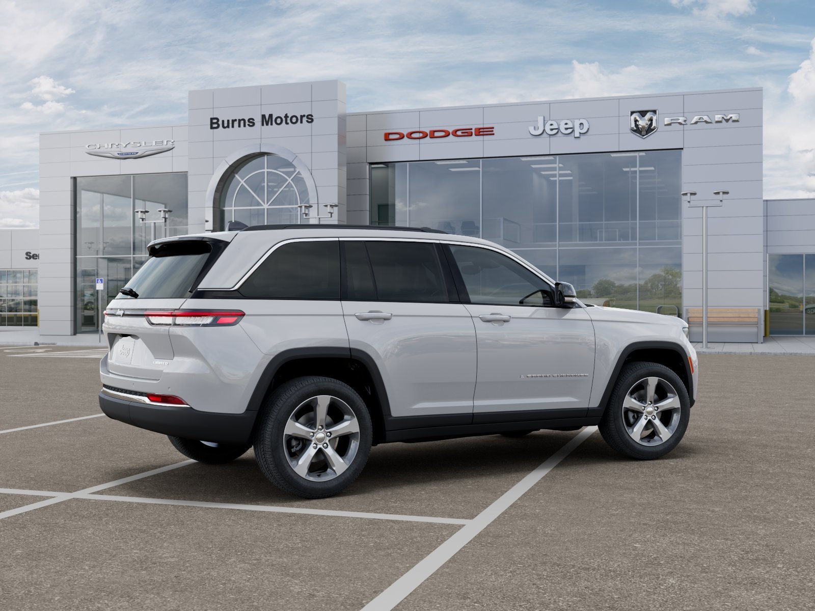 New 2026 Bright White Clear-Coat Exterior Paint Jeep Limited image 30
