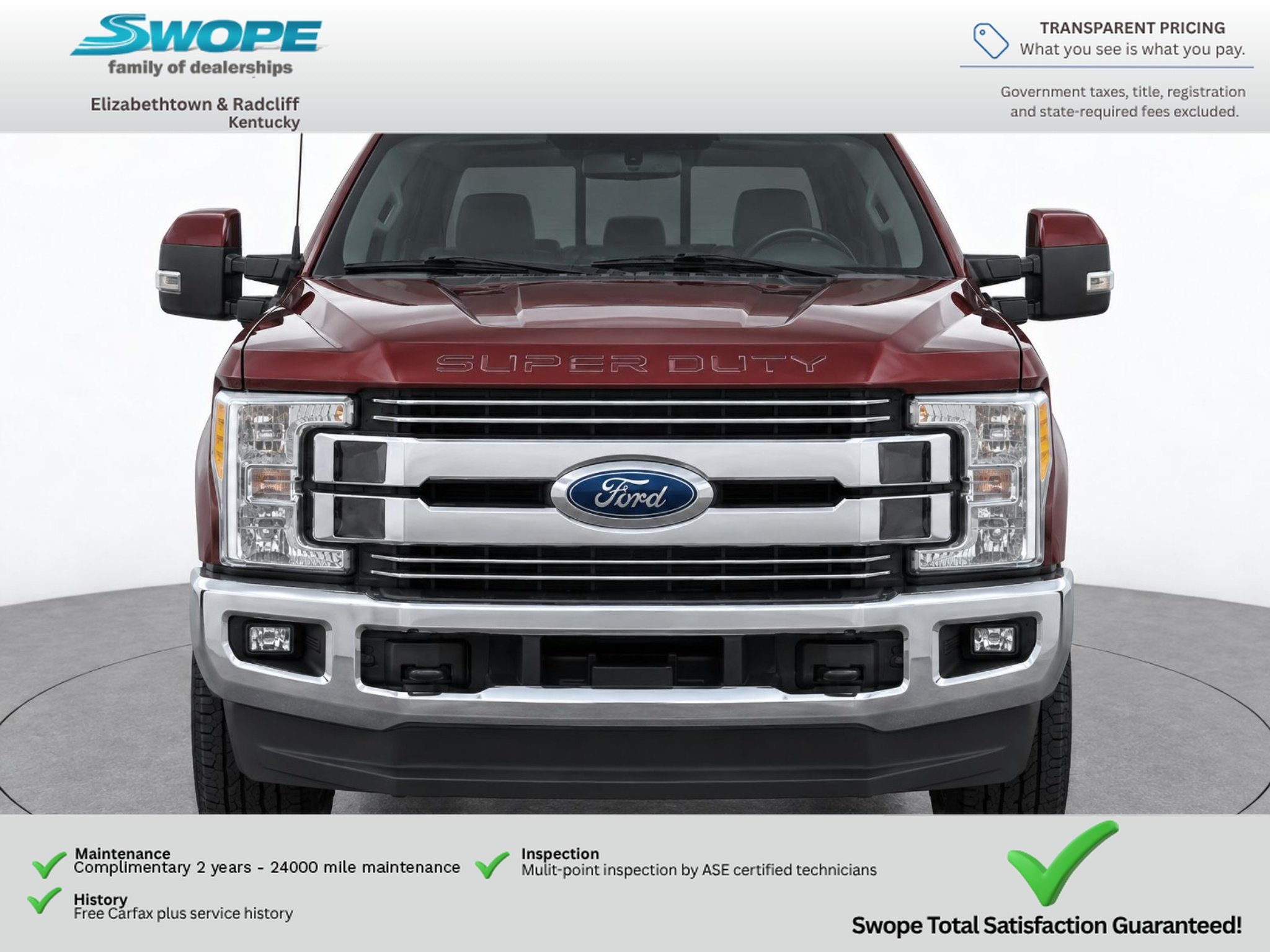 Used 2017 Bronze Fire Metallic Ford Lariat image 2