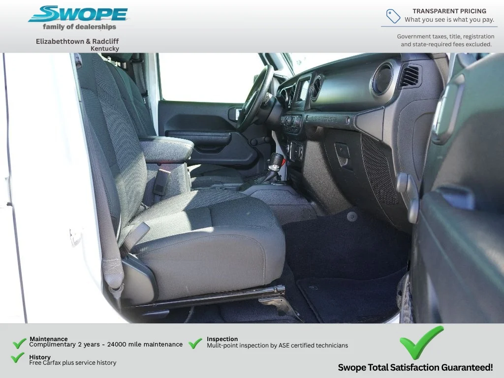 Used 2022 Silver Zynith Clearcoat Jeep Unlimited Sport image 11