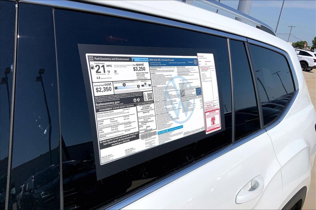 New 2026 Opal White Pearl Volkswagen 2.0T SEL Premium R-Line image 14