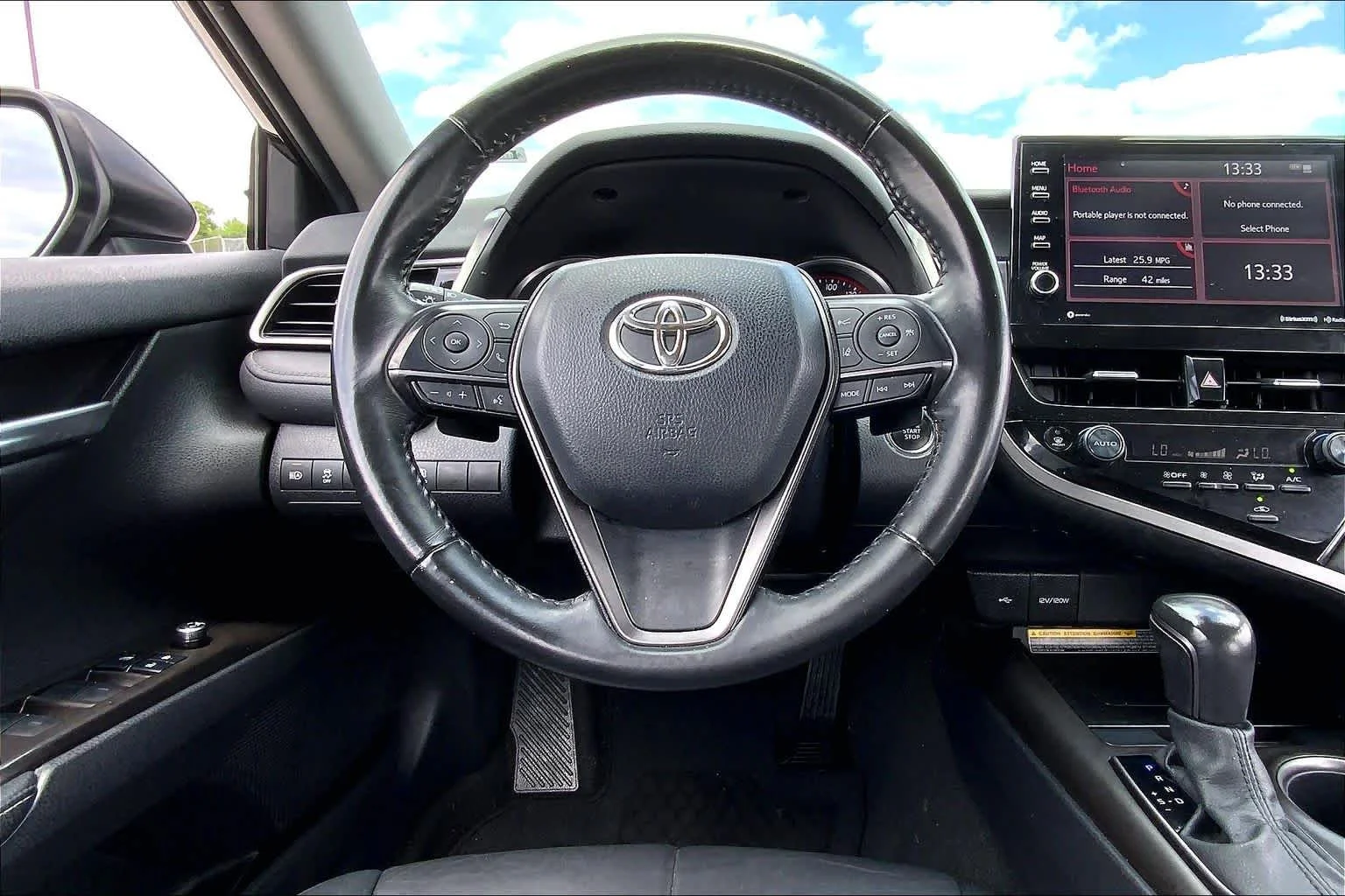 Used 2021 Midnight Black Metallic Toyota XSE image 6