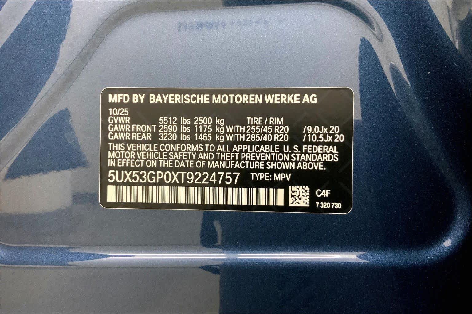Used 2026 Arctic Race Blue Metallic BMW 30 xDrive image 36