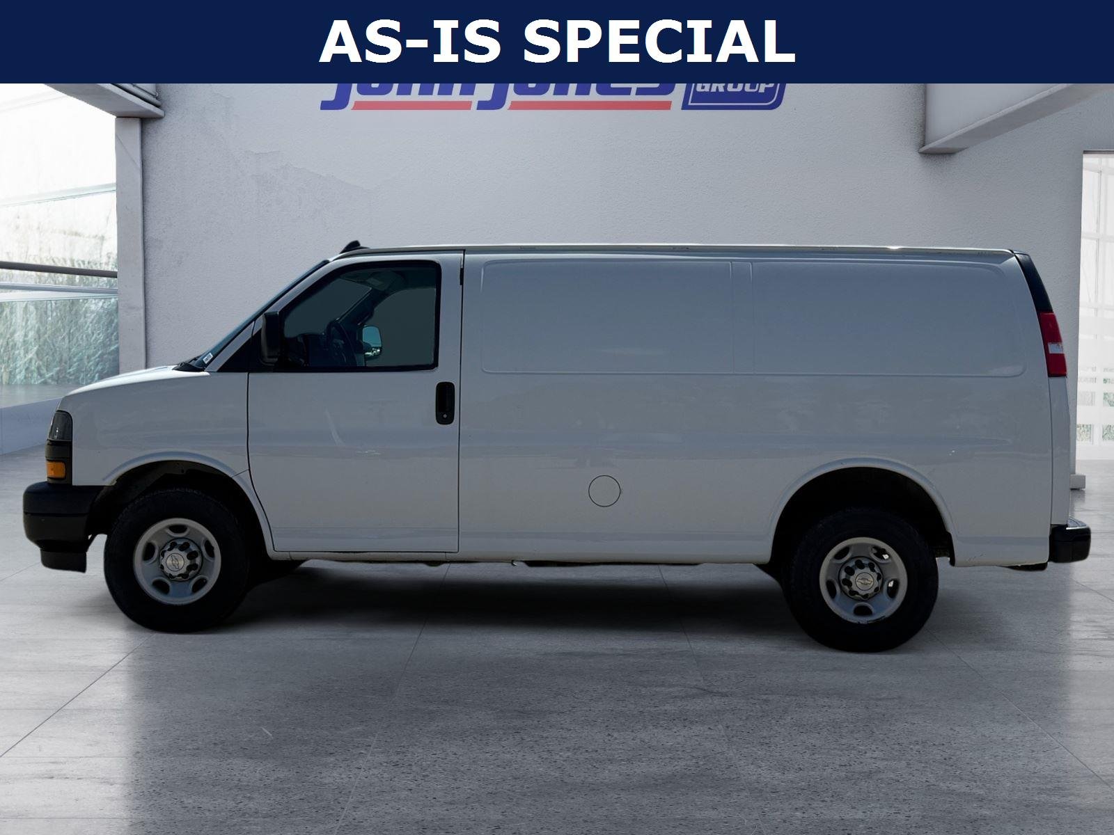 Used 2020 Chevrolet Express Cargo Work Van with VIN 1GCWGAFG5L1243768 for sale in Corydon, IN