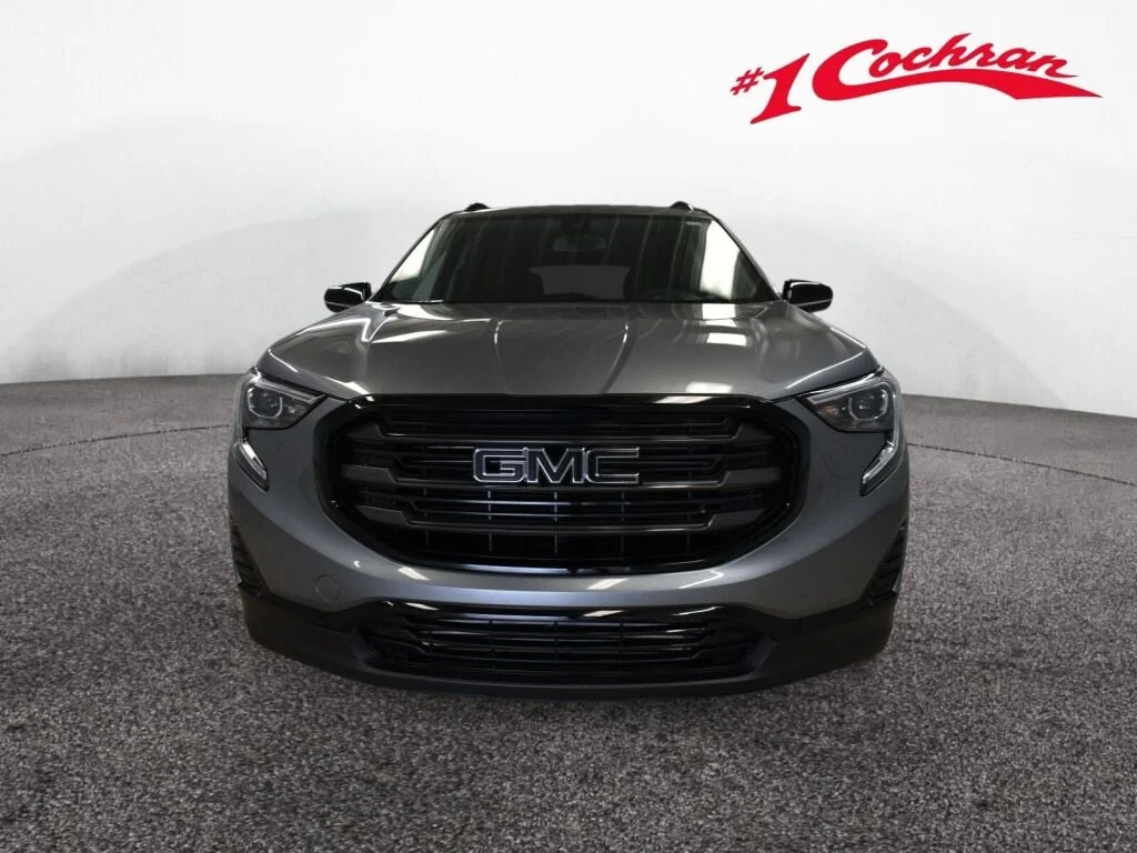 Used 2021 Satin Steel Metallic GMC SLE image 36