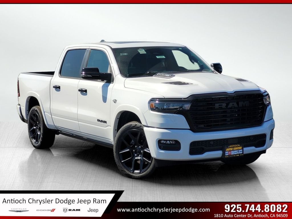 New 2026 Bright White Clear-Coat Exterior Paint RAM Laramie image 1