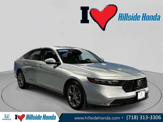 Certified Used 2024 Solar Silver Metallic Honda 1.5T EX image 7