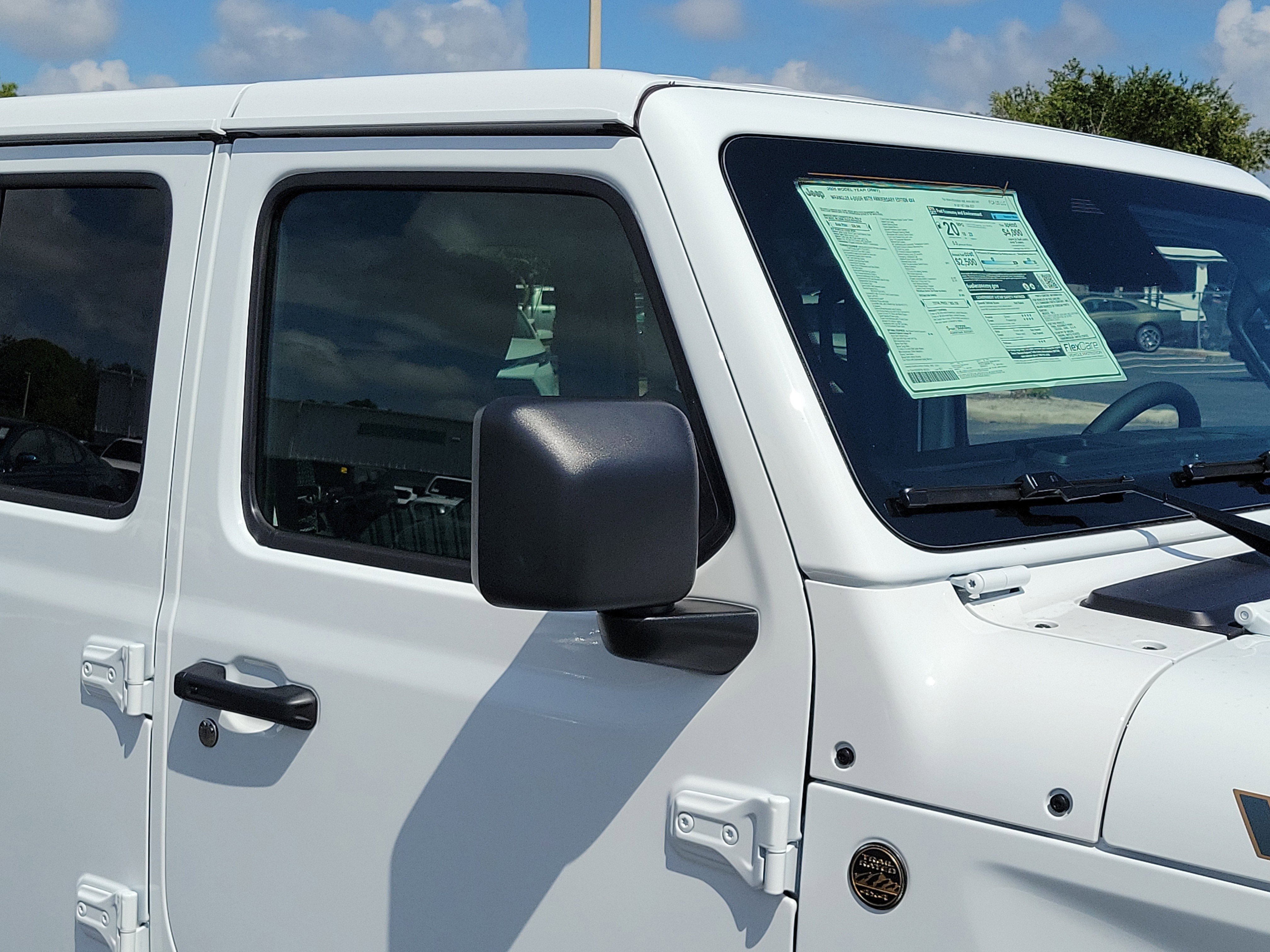 New 2026 Bright White Clear-Coat Exterior Paint Jeep 85th Anniversary image 9