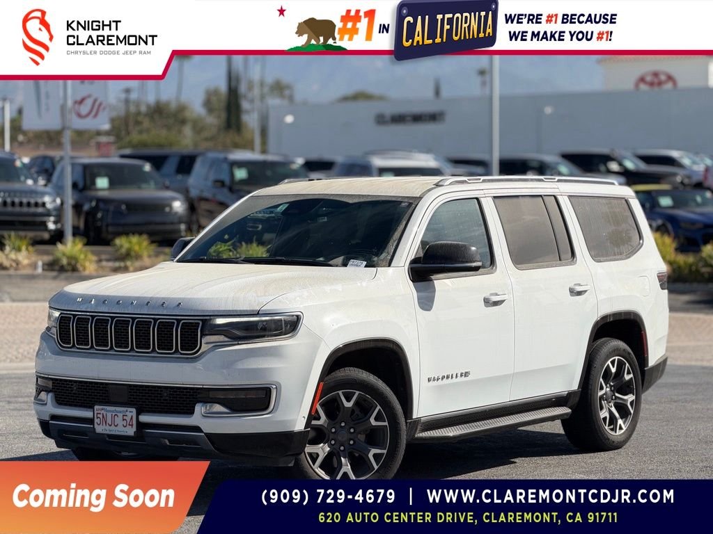 Used 2024 Bright White Clearcoat Jeep Series III image 1