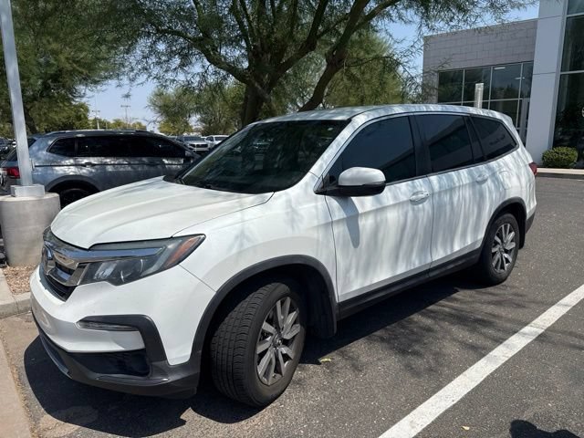 Used 2021 Platinum White Pearl Honda EX image 3