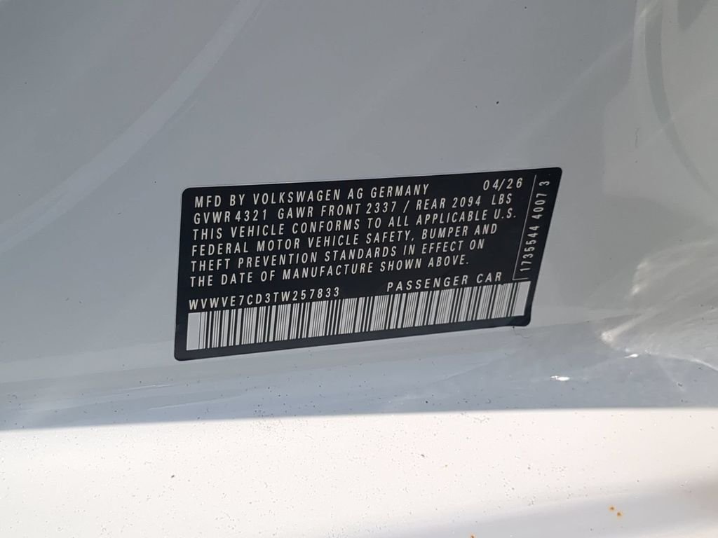 New 2026 White/off-white Volkswagen Autobahn image 34