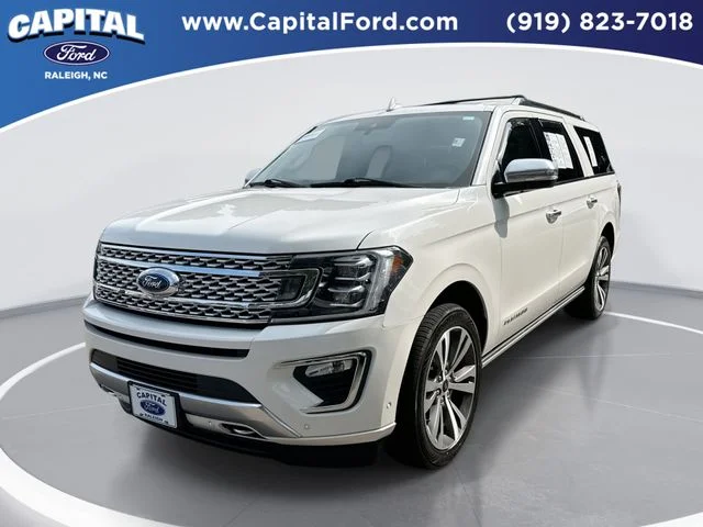 Used 2021 White Ford Platinum image 1