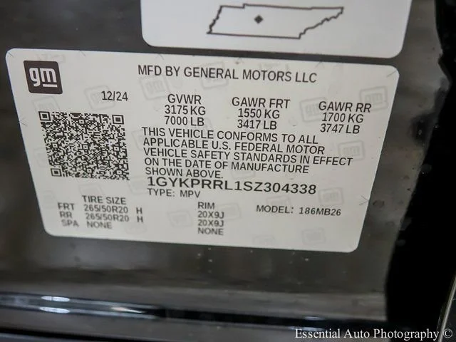 New 2025 Stellar Black Metallic Cadillac Luxury 2 image 23