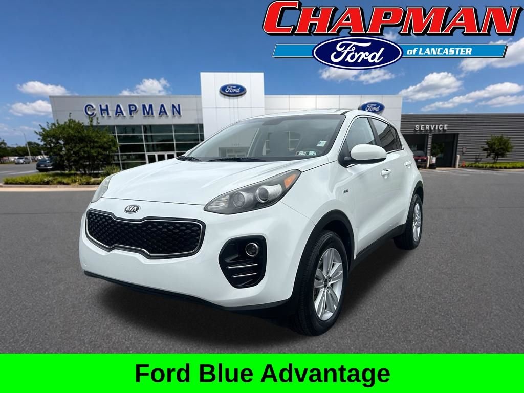Used 2018 White Kia LX image 1