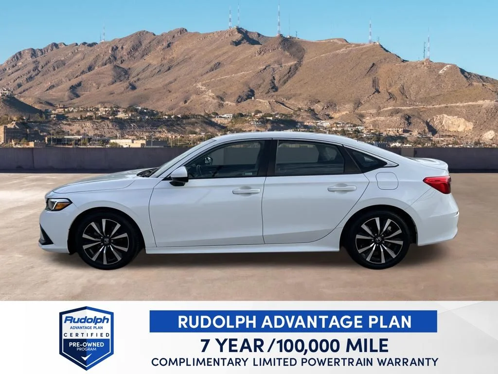 Certified Used 2023 Platinum White Pearl Honda 1.5T 4D EX BD image 3