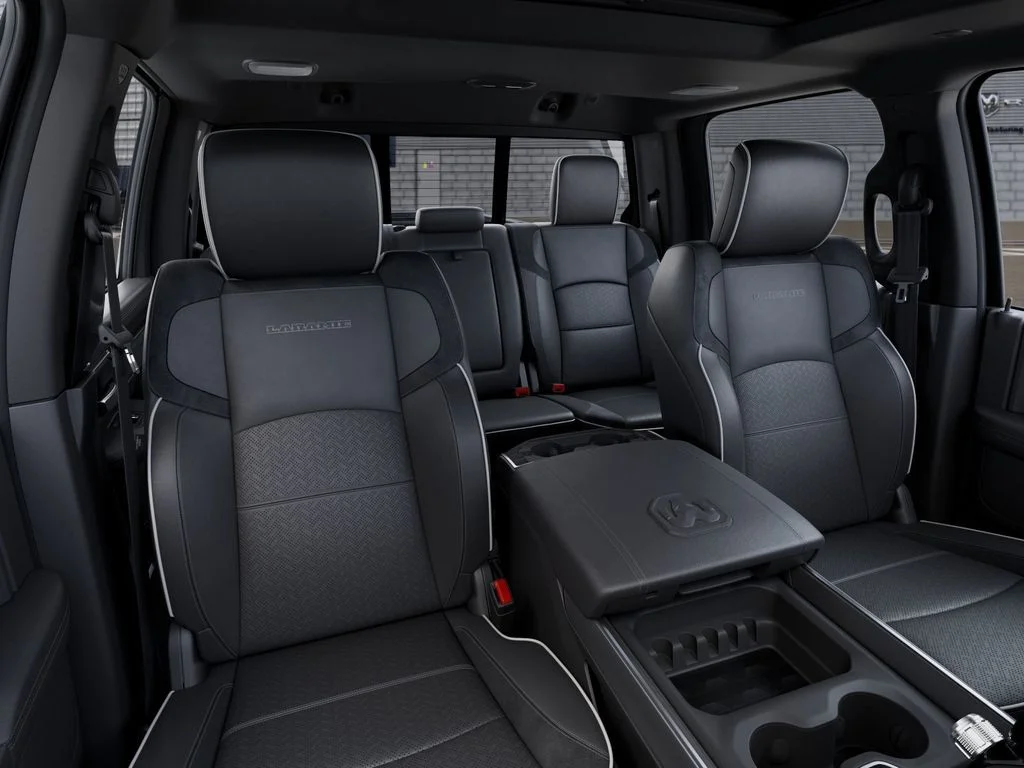 New 2026 Bright White Clear-Coat Exterior Paint RAM Laramie image 17