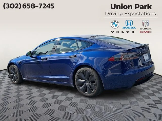 Used 2021 Deep Blue Metallic Tesla Plaid image 6
