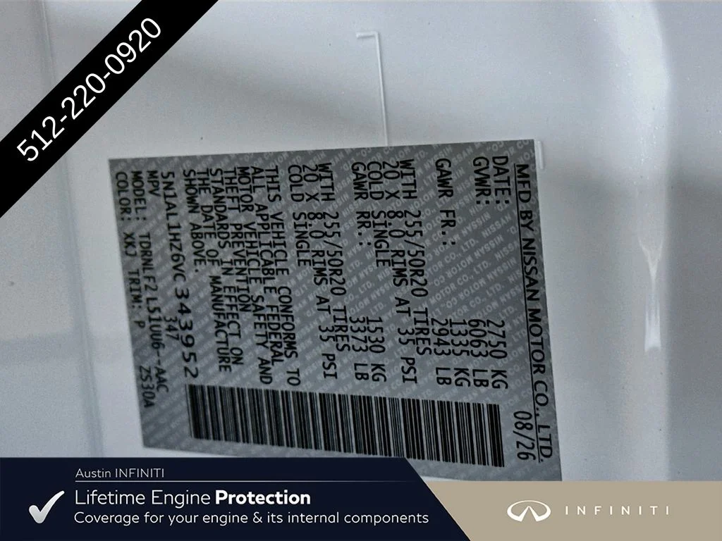 New 2027 White INFINITI Autograph image 44