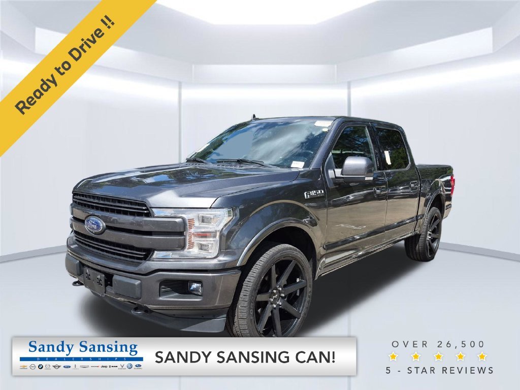 Used 2019 Magnetic Metallic Ford Lariat image 1