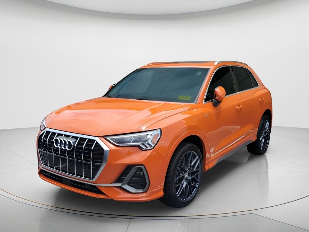 Used 2021 Orange Audi Premium Plus image 1