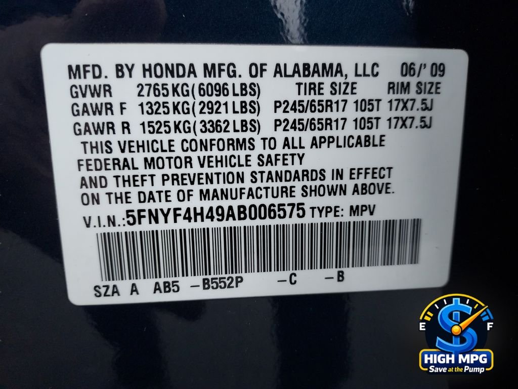 Used 2010 Blue Honda EX image 22