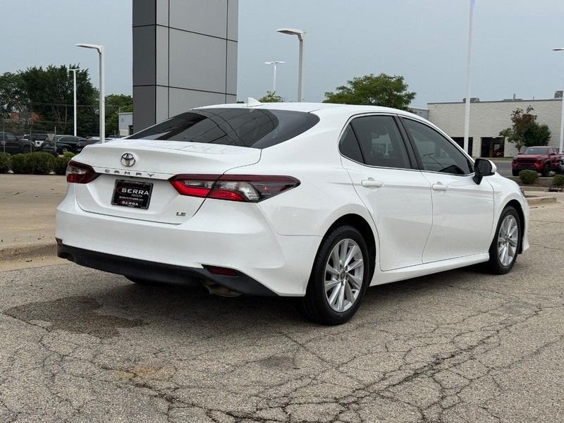 Used 2021 Super White Toyota LE image 3